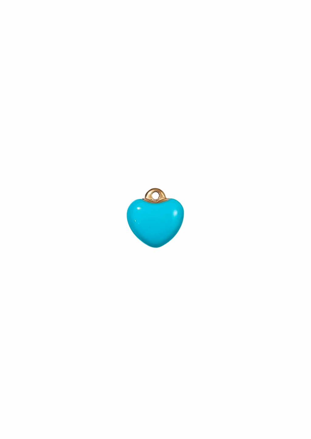 Mini Puff Heart Charm - Colored