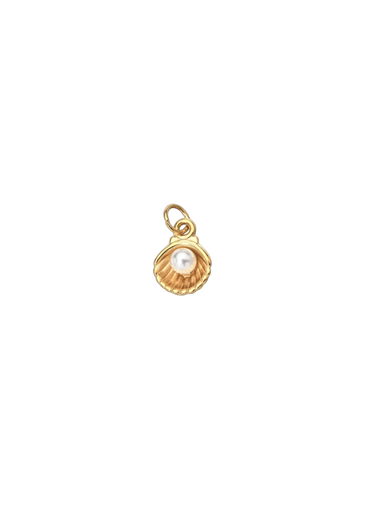 Pearl Shell Charm - Gold