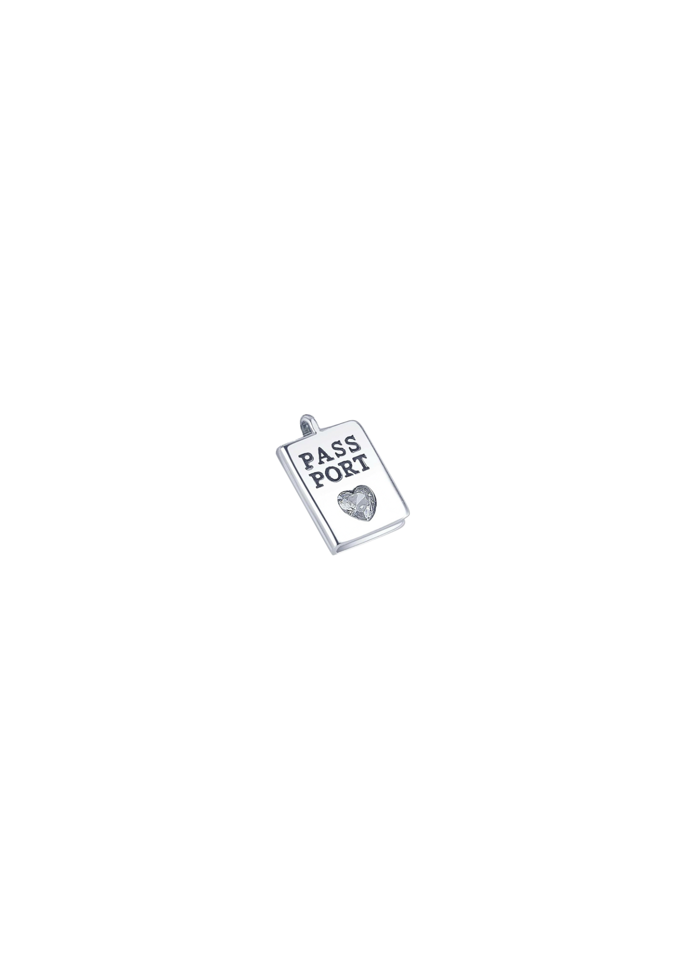 Passport Charm - Silver
