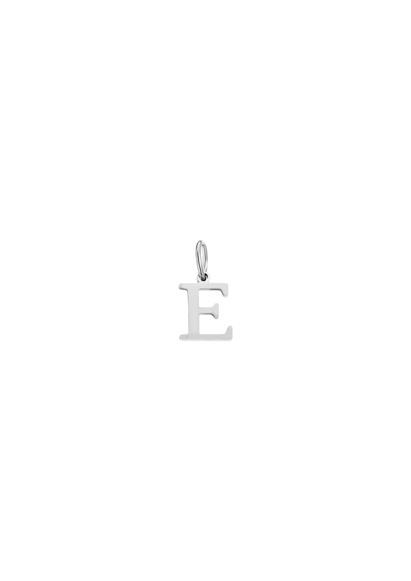 Mini Letter Charm - Silver