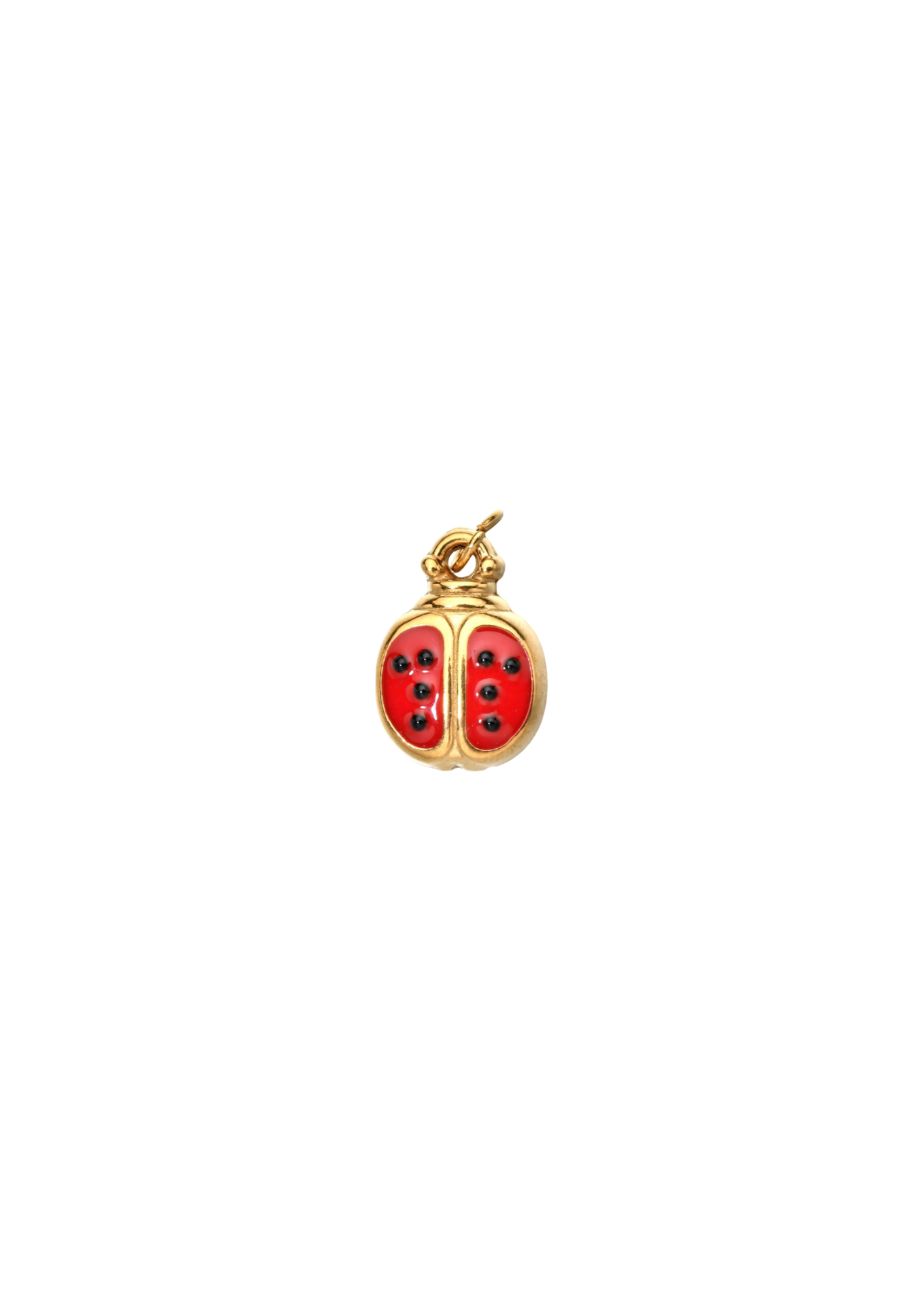 Ladybug Charm - Gold
