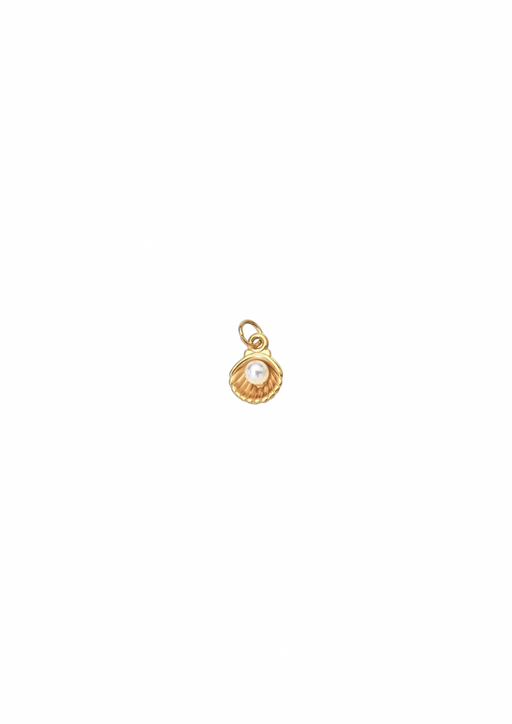 Pearl Shell Charm - Micro/Gold