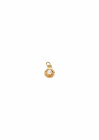Pearl Shell Charm - Micro/Gold