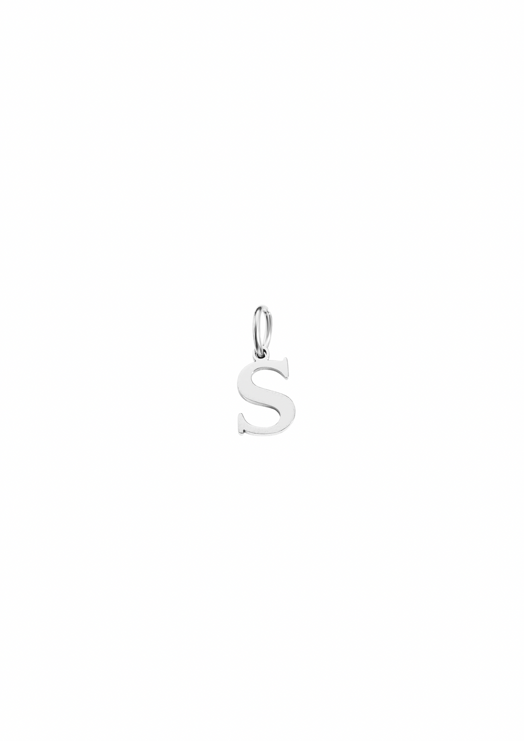 Mini Letter Charm - Silver