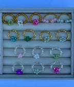 Handcrafted Beaded Flower Ring