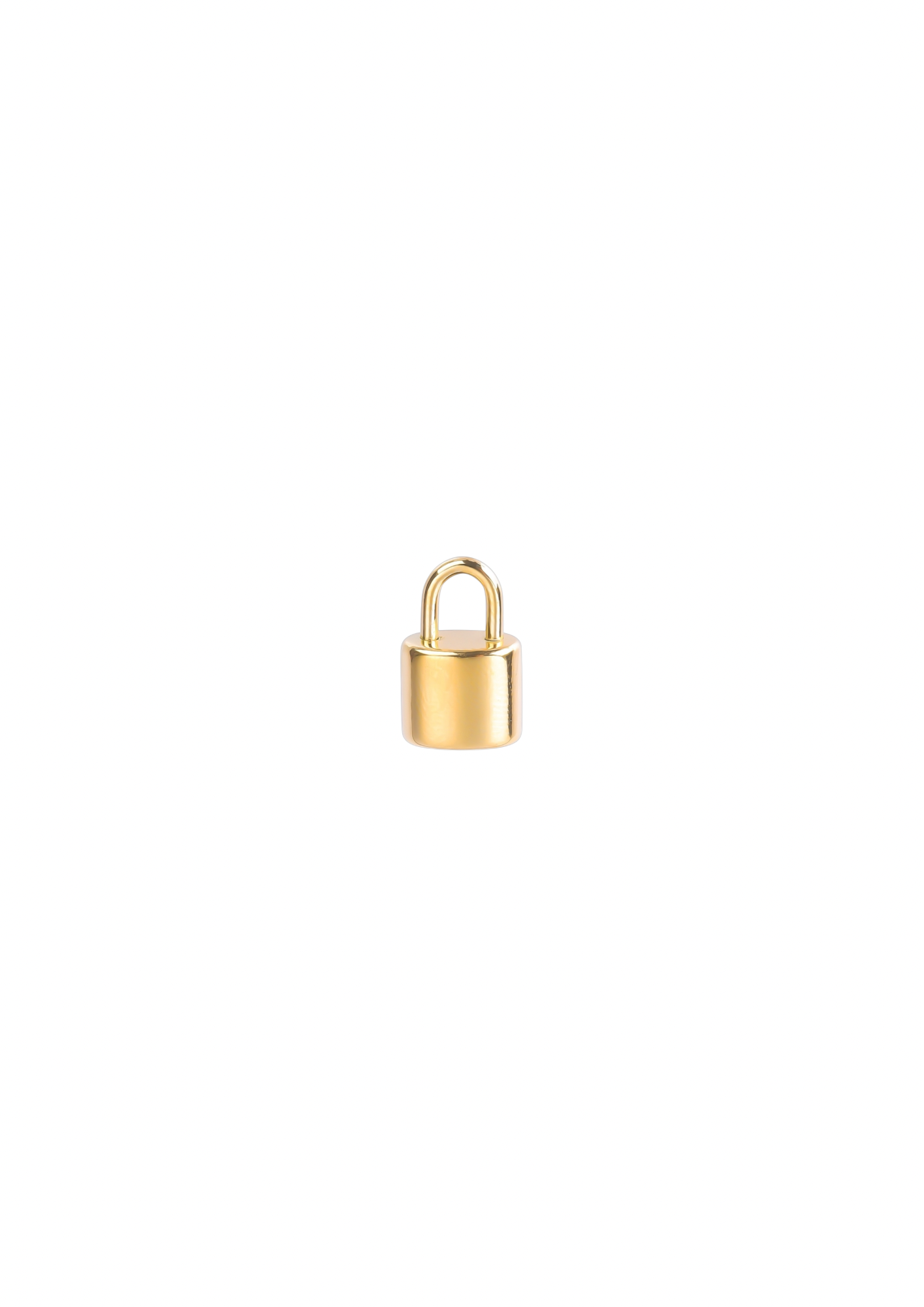 Lock Charm - Gold