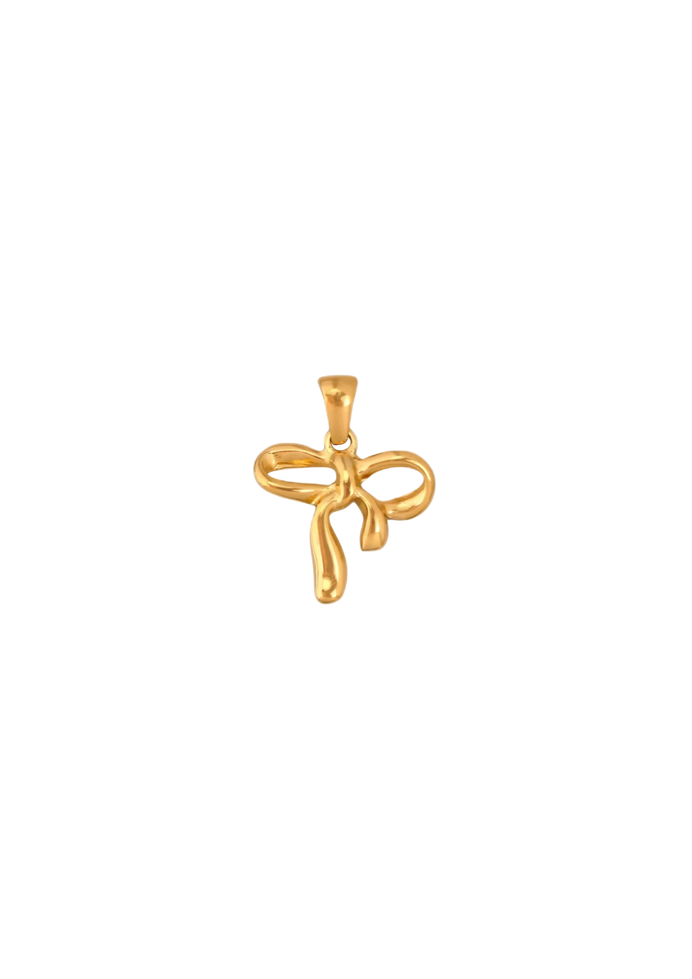 Bow Charm - Gold