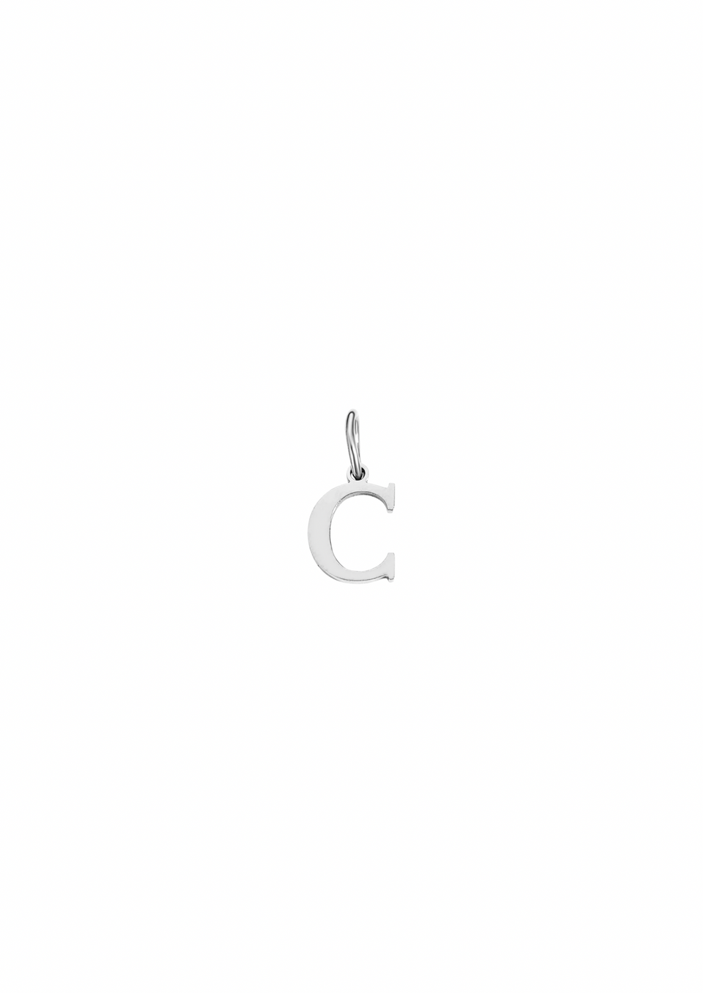 Mini Letter Charm - Silver