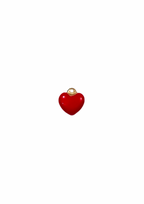 Mini Puff Heart Charm - Colored