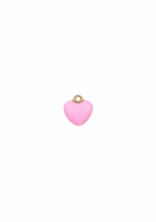 Mini Puff Heart Charm - Colored