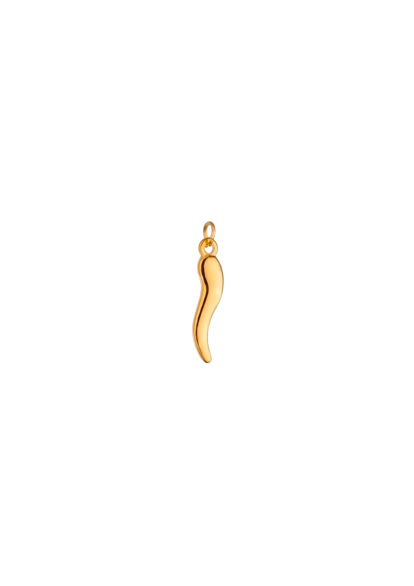 Italian Horn Charm - Gold