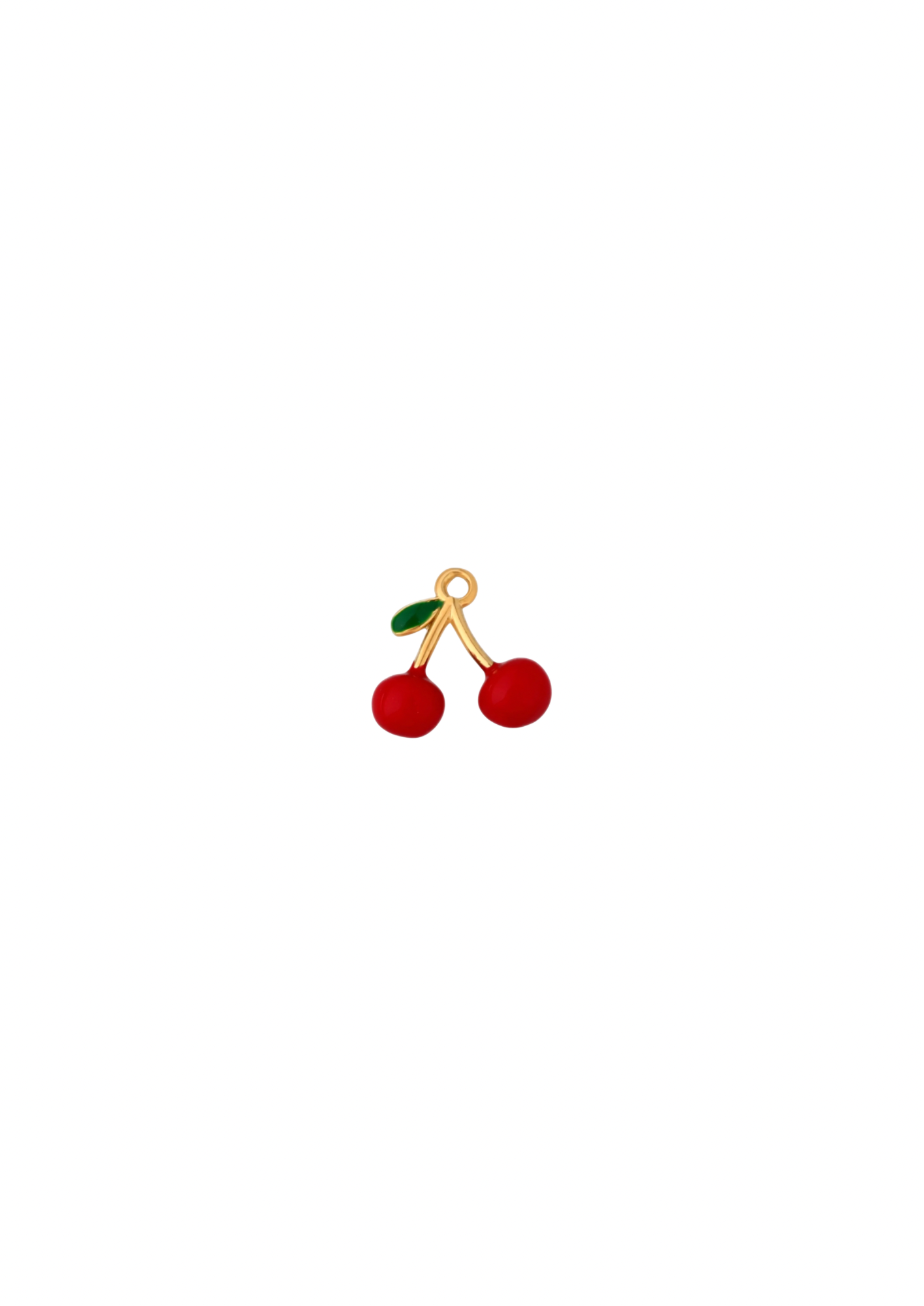 Cherry Charm - Red/Gold