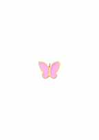 Butterfly Charm - Pink Inlay