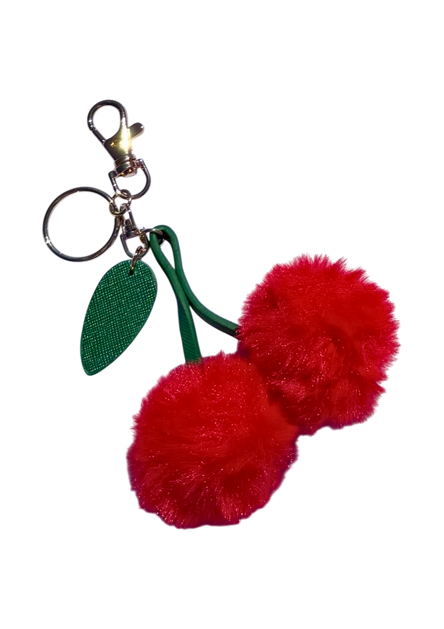 Puff Cherry Bag Charm
