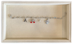 Mini Letter Charm - Silver