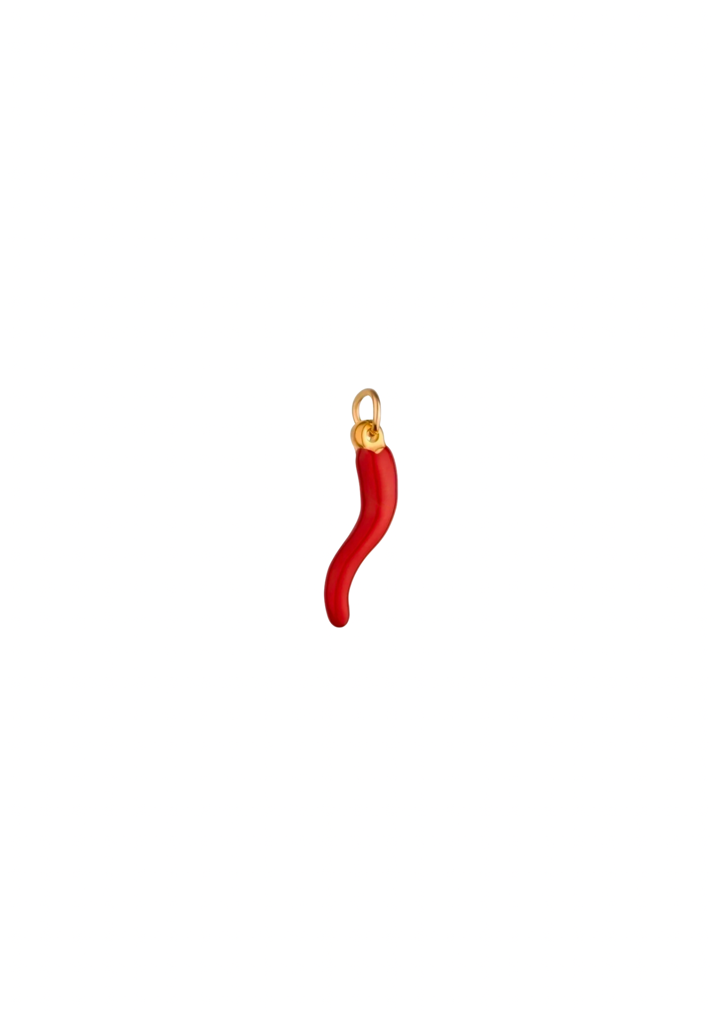 Italian Horn Charm - Red