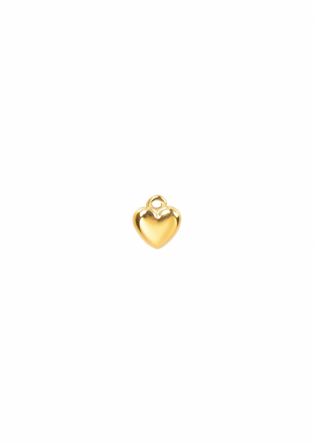 Mini Puff Heart Charm