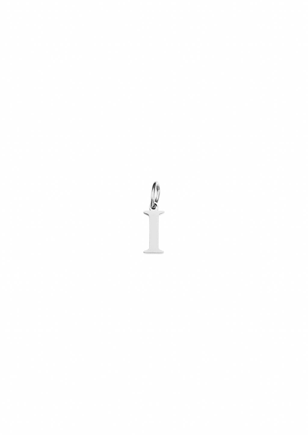 Mini Letter Charm - Silver