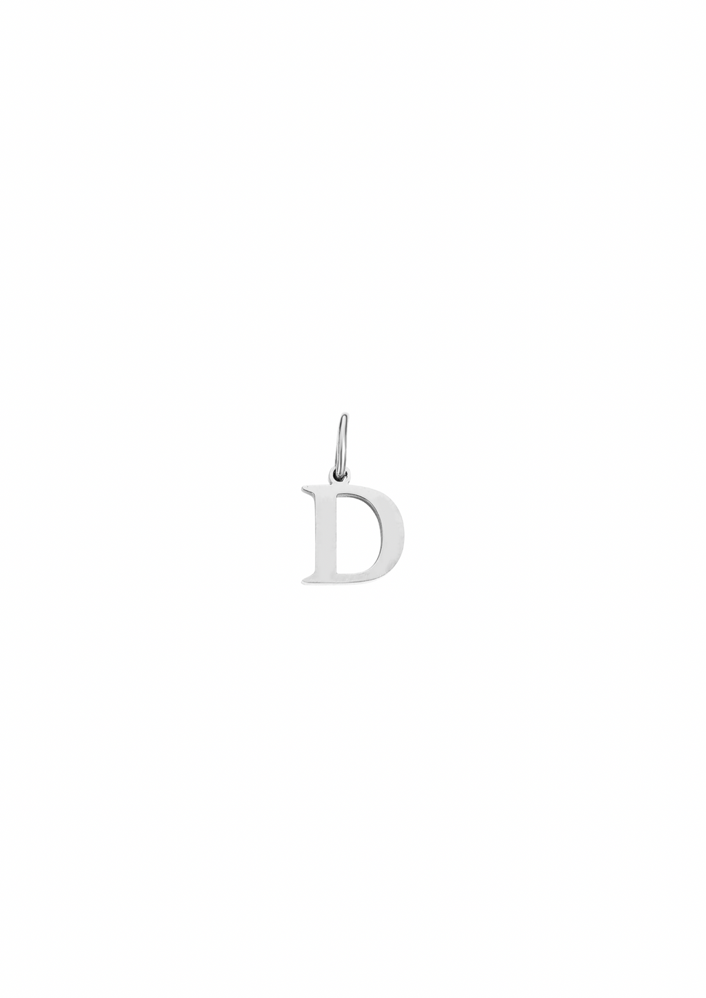 Mini Letter Charm - Silver