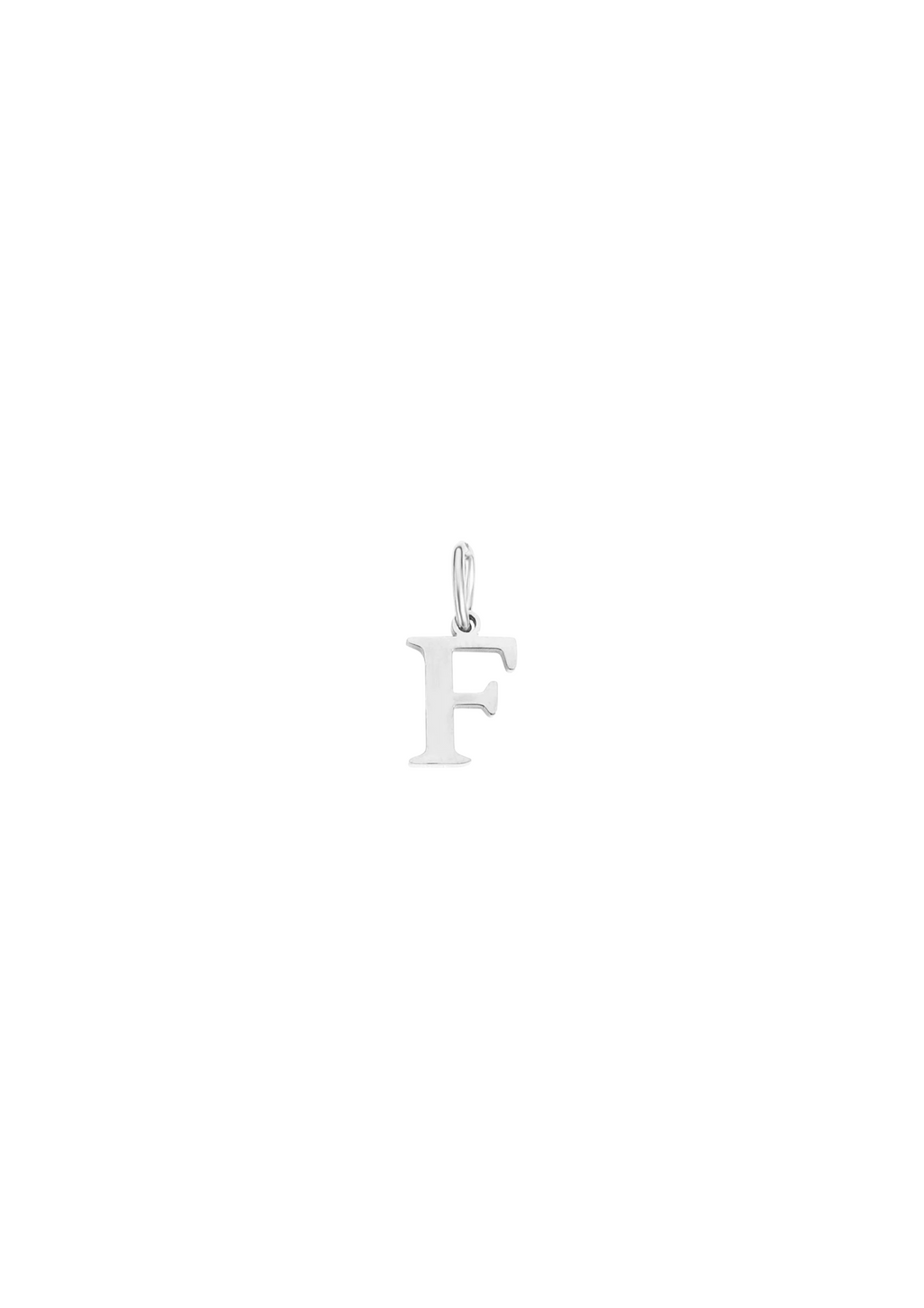Mini Letter Charm - Silver