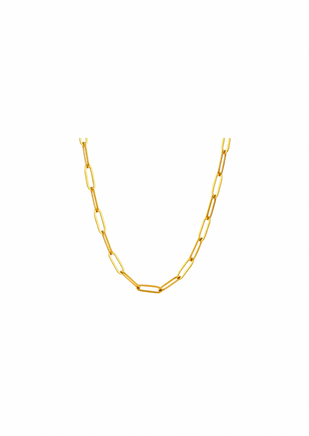 Signature Paper Clip Chain Necklace